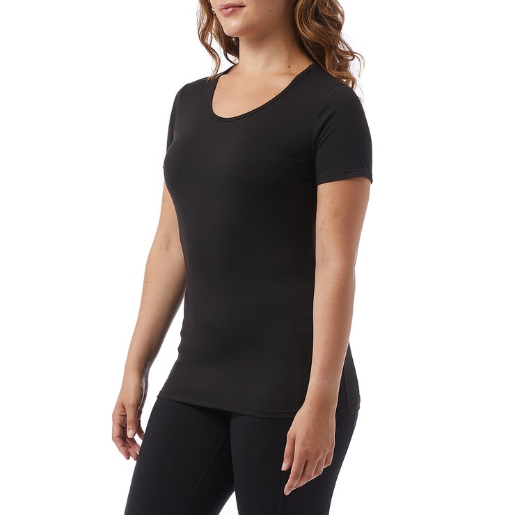32 Degrees Cool Playera para Dama 3 piezas Negro Extra Grande
