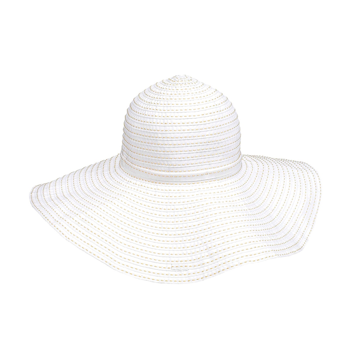 Sun & Sand, Sombrero de Trenza de Ala Grande en Varios Colores