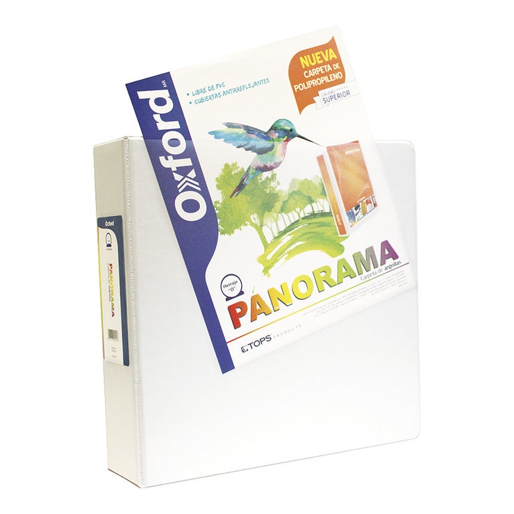 Oxford carpeta polipropileno 2 pulgadas arillo O Oxford carpeta polipropileno 2 pulgadas arillo O
