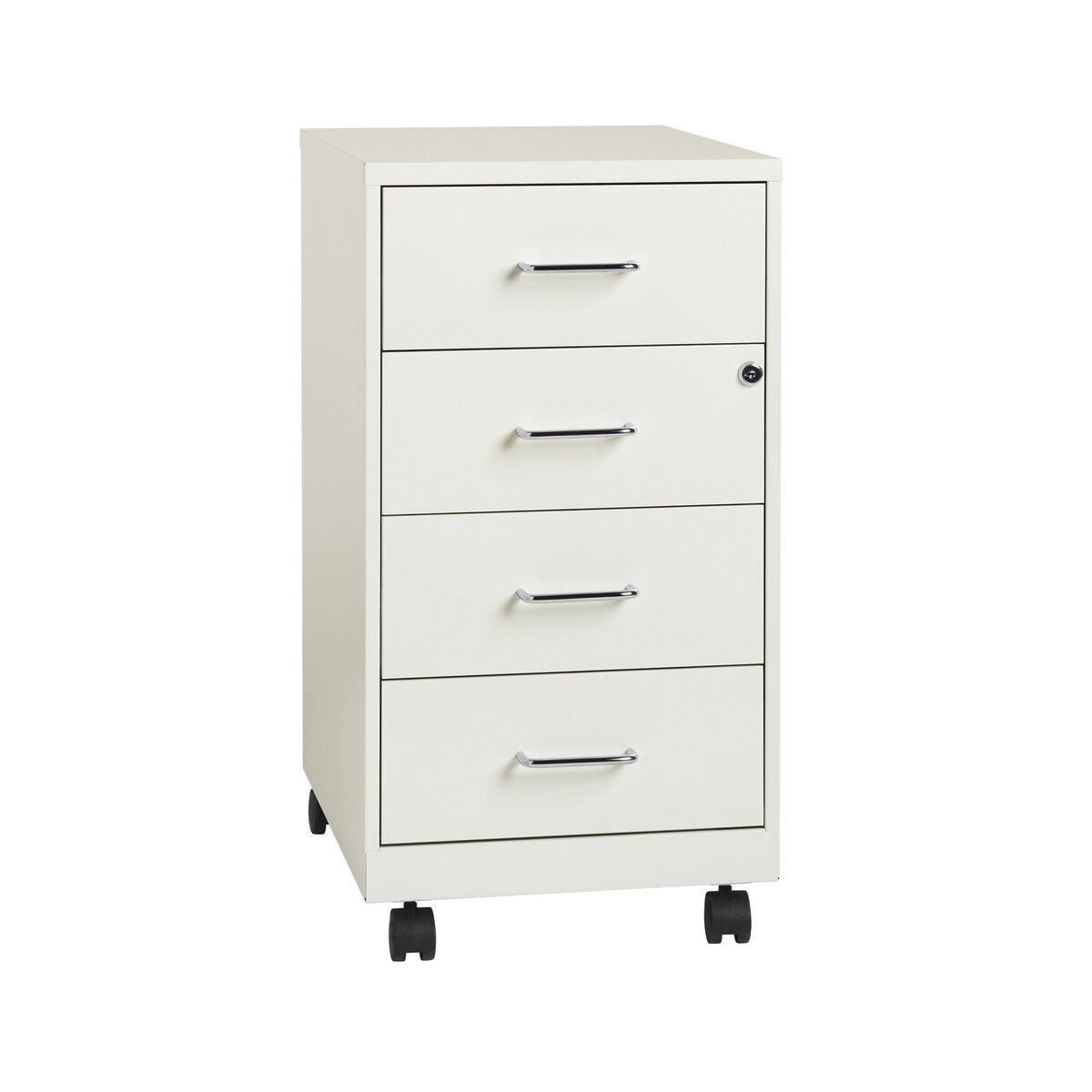 Hirsh Archivero con 4 Cajones Tamaño Carta Color Blanco