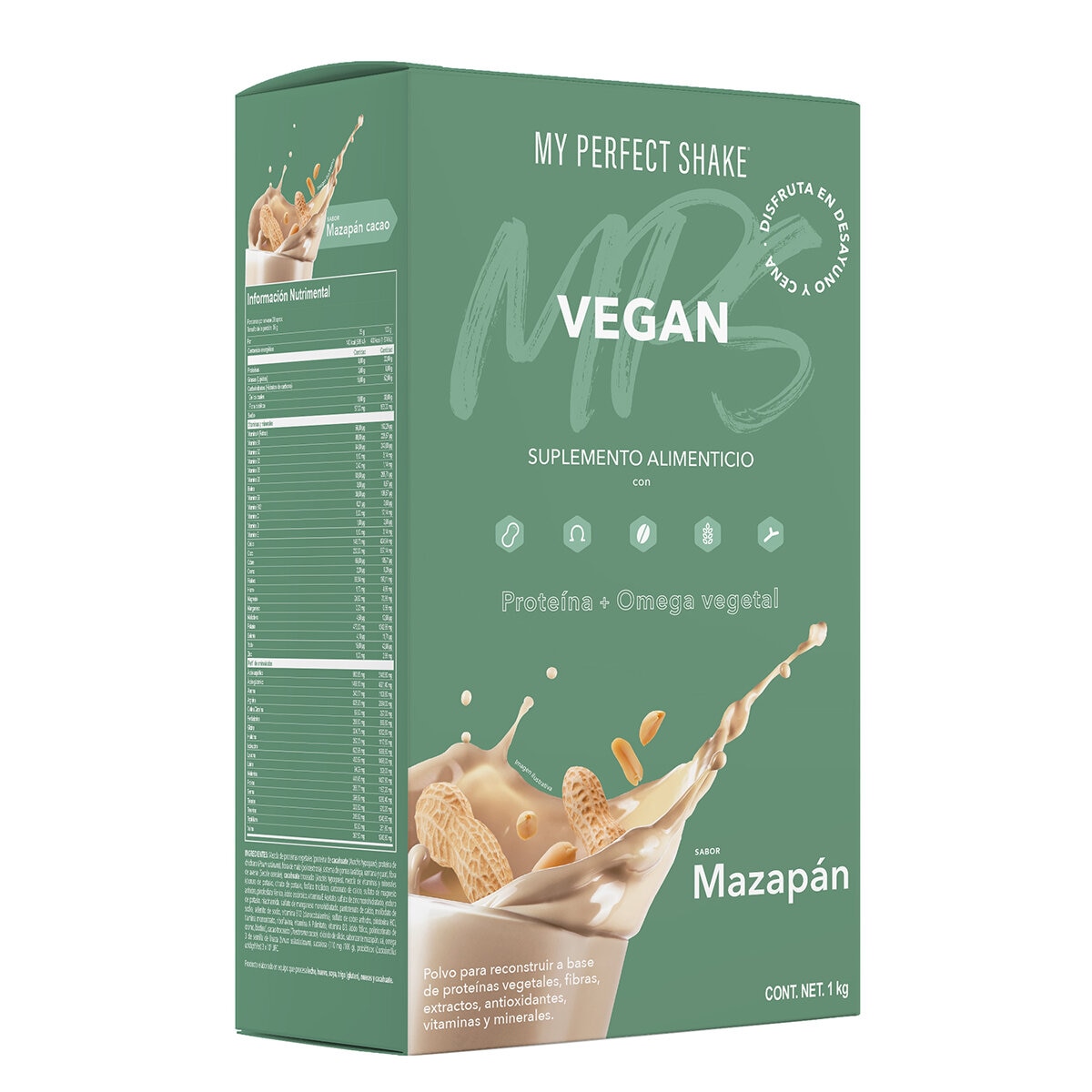 My Perfect Shake Bebida en Polvo Vegana 2kg