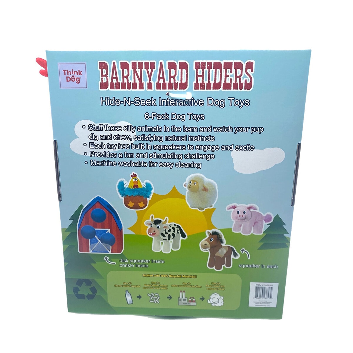 Think Dog Juguetes Interactivos para Perro 6 pzs