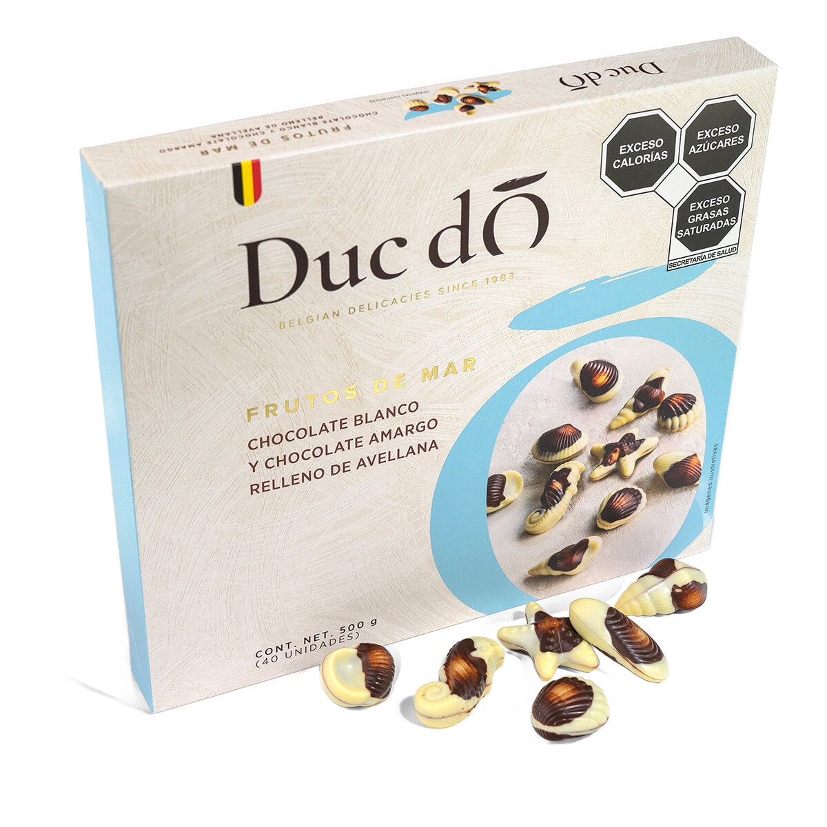 Duc d'O Frutos de Mar Chocolates Belgas 500 g