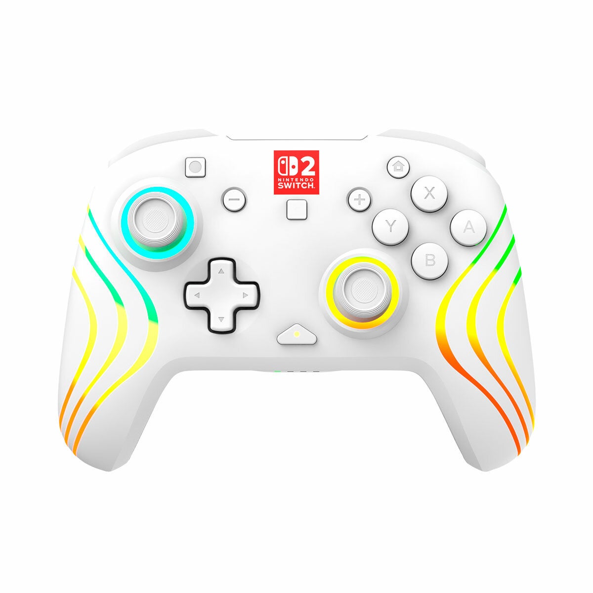 Turtle Beach Control Inalámbrico RGB para NS2 Afteglow Wave Blanco Turtle Beach Control Inalámbrico RGB para NS2 Afteglow Wave Blanco
