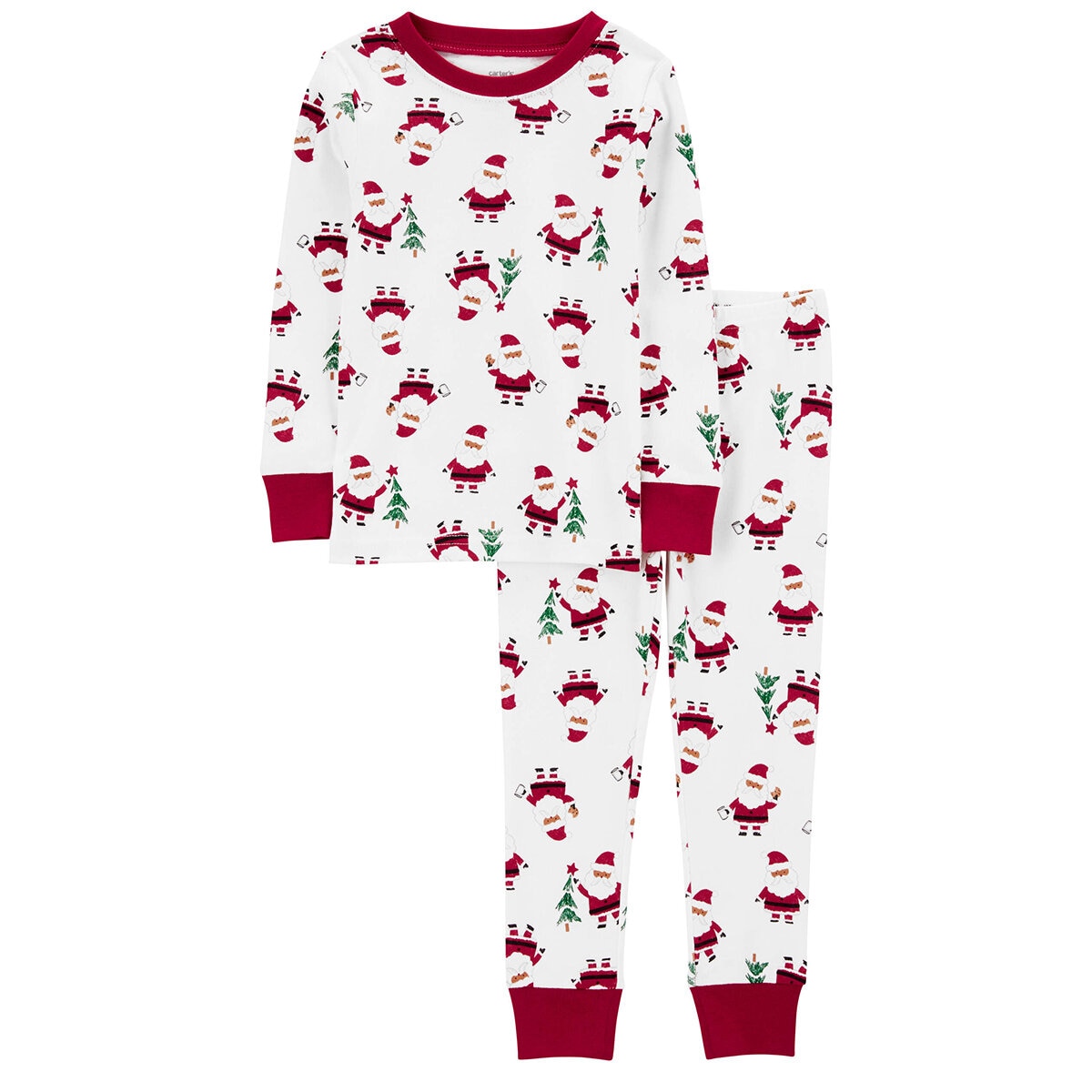Carter's Pijama 2 piezas para Niños y Niñas Blanco 5 Años