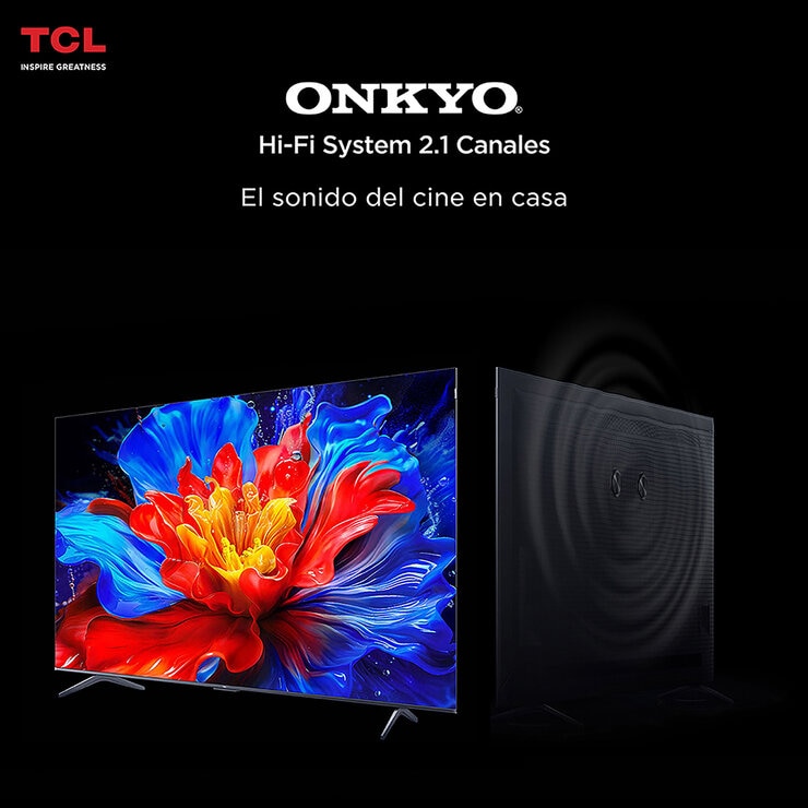 TCL Pantalla 85" QLED 4K Google TV