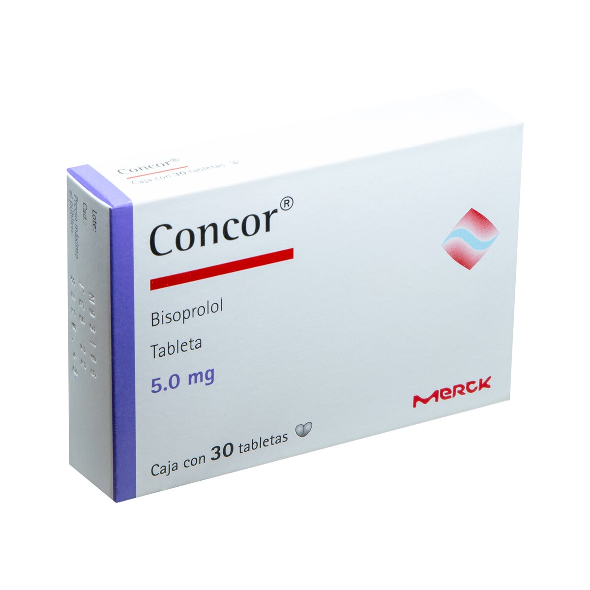 Concor 5.0 mg 30 Tabletas