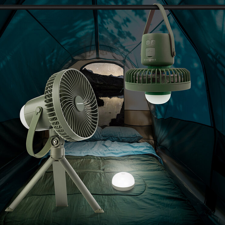 Camelion Ventilador De Camping Recargable