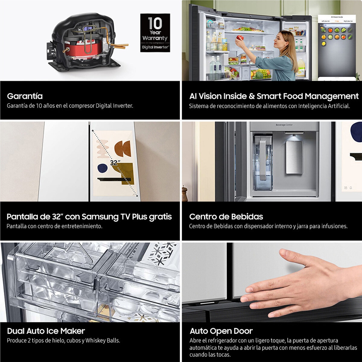 Samsung Refrigerador 23' French Door Family Hub Samsung Refrigerador 23' French Door Family Hub