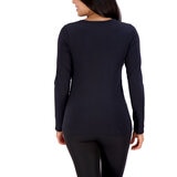 Lucky Brand Playera de manga larga para Dama Negro Chica