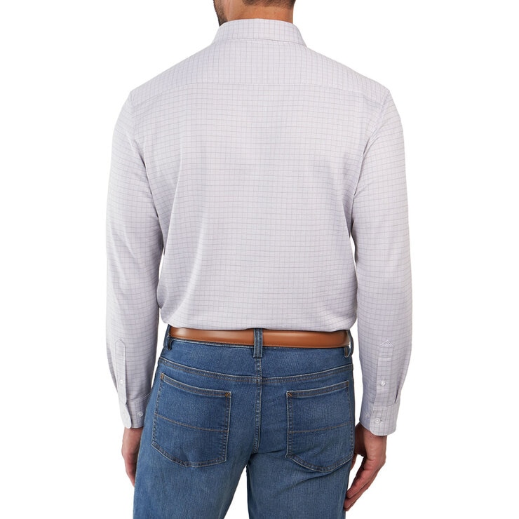 Kirkland Signature Camisa para Caballero Gris Grande