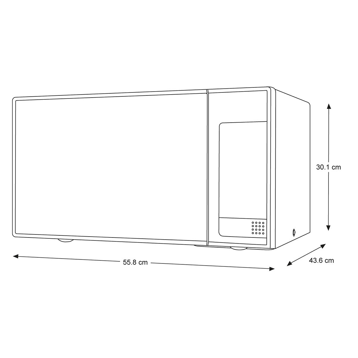Samsung horno de microondas 1.4' con grill