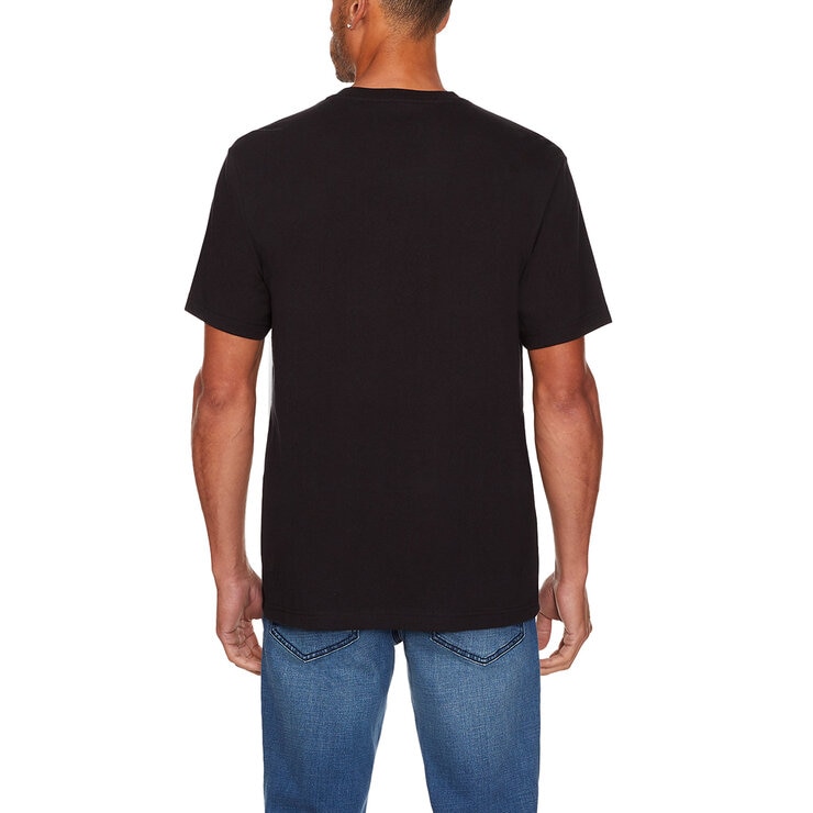 Caterpillar Playera para Caballero Negro Grande