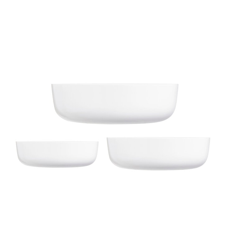 Luminarc Juego de 3 Refractarios de Vidrio Opal