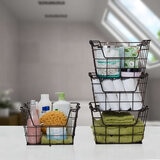 Gourmet Basics by Mikasa Estante de 4 Niveles con Canastas Removibles