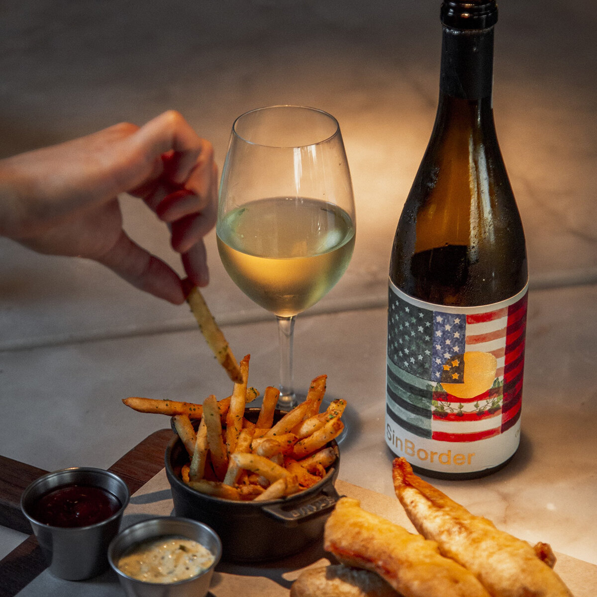 Vino Blanco Sinborder Chardonnay 750 ml