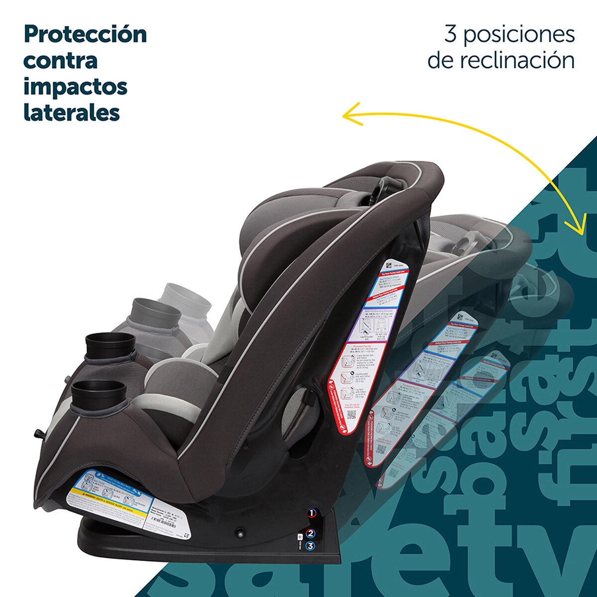Safety 1st Autoasiento Grow & Go Iron Frost Safety 1st Autoasiento Grow & Go Iron Frost
