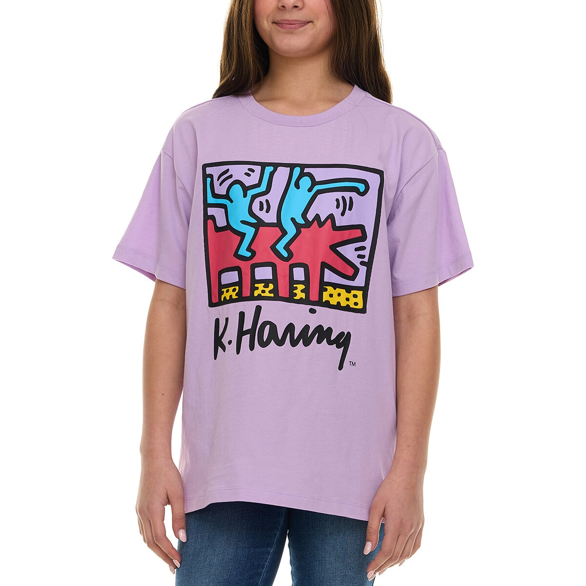 Keith Haring Playera 3 piezas para Niños y Niñas Rosa 5 / 6 Años