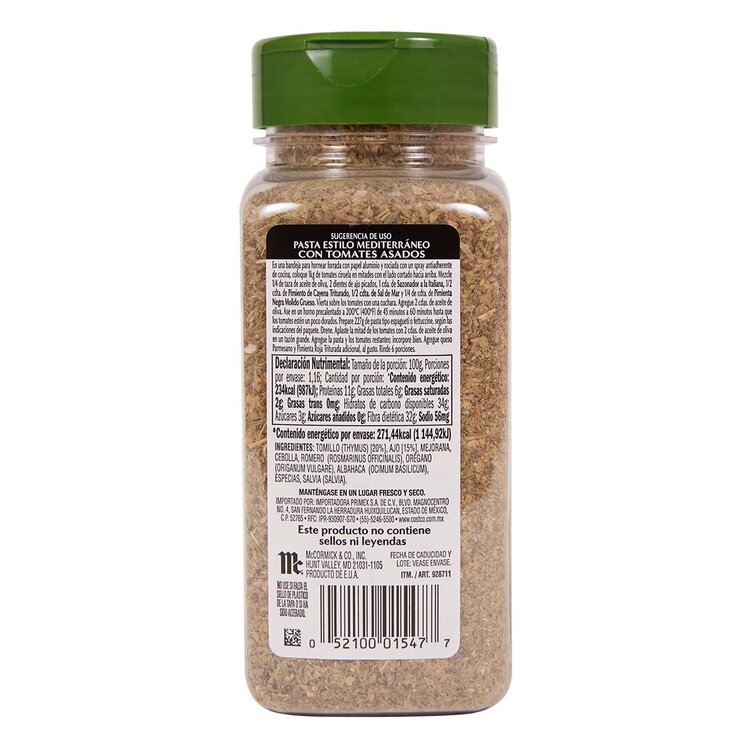 McCormick Sazonador a la Italiana Mezcla Estilo Toscano 116 g