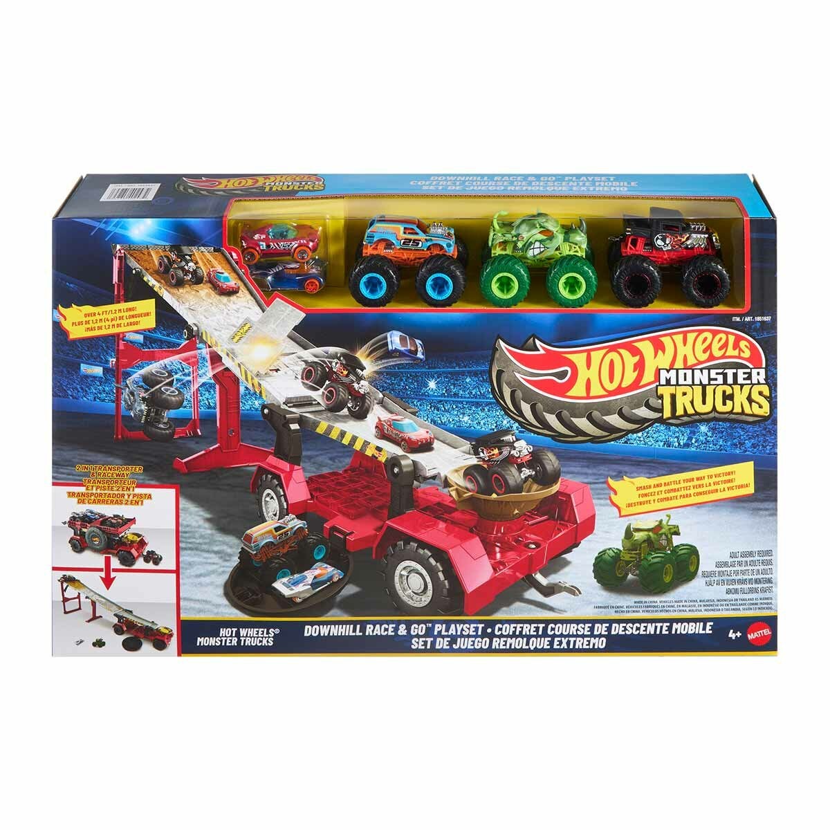 Hot Wheels, Monster Truck Remolque Extremo