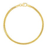 Pulsera de Eslabones, Oro Amarillo de 14K Pulsera de Eslabones, Oro Amarillo de 14K