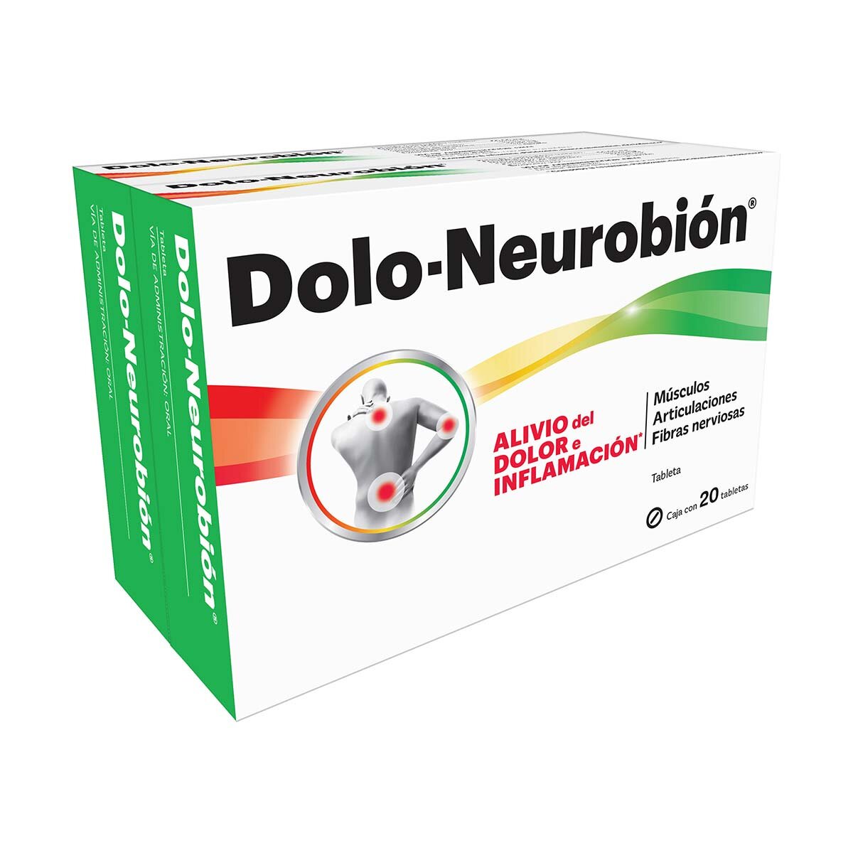 Dolo Neurobión 50mg 2 Cajas de 20 Tabletas c/u