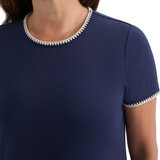 Teddi Rose Playera para Dama Azul Chica