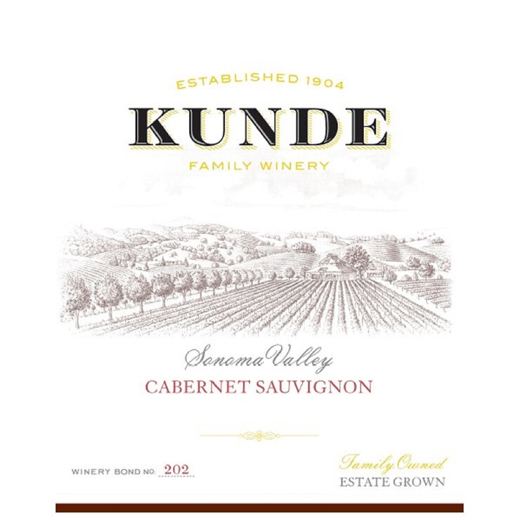 Vino Tinto Kunde Cabernet Sauvignon 750 ml Vino Tinto Kunde Cabernet Sauvignon 750 ml