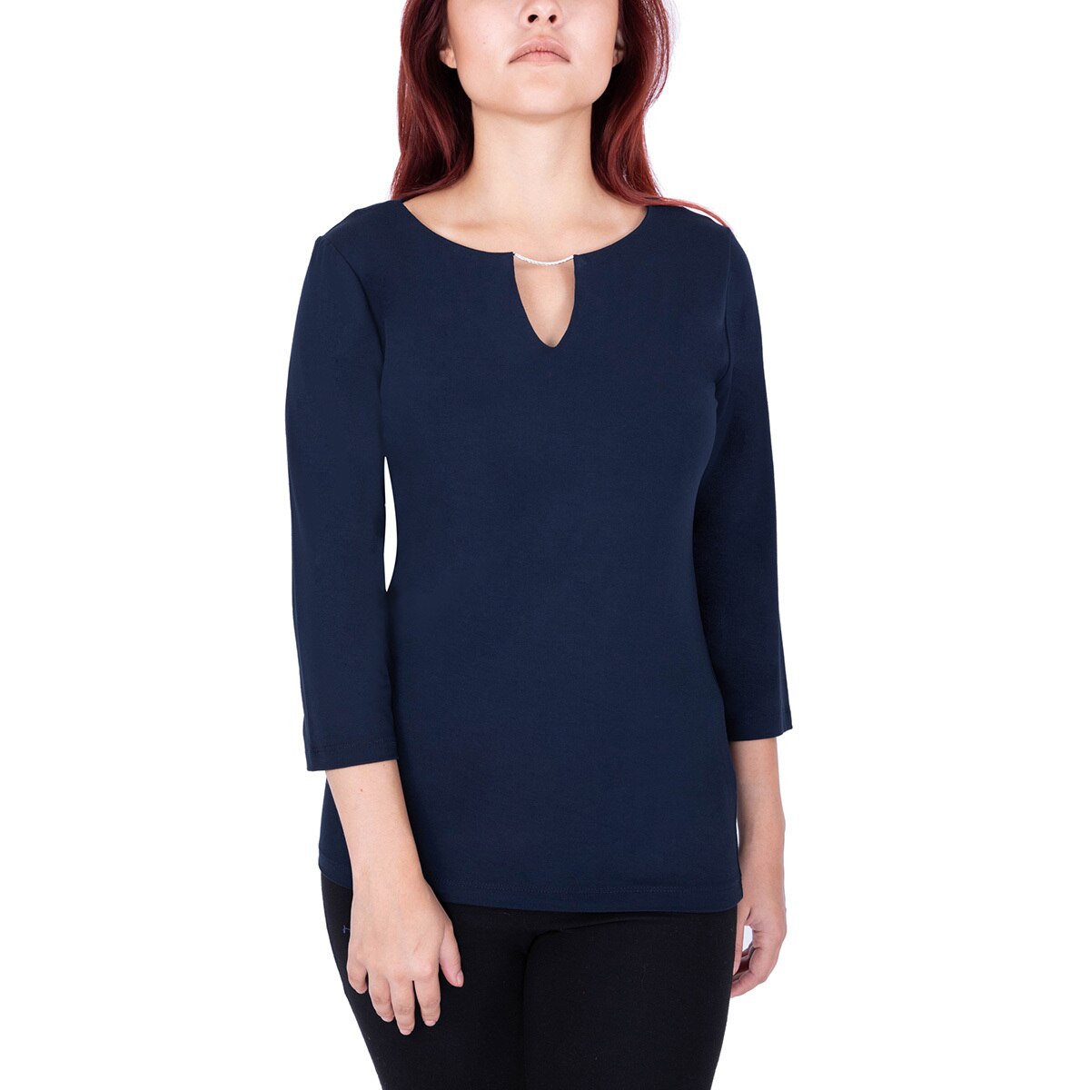 Vanity, Blusa de Manga 3/4 para Dama, Azul, Varias Tallas | Costco México