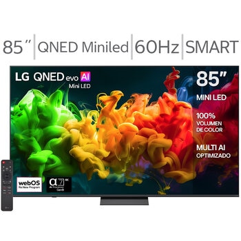 LG Pantalla 85" QNED Miniled 4K Smart TV LG Pantalla 85" QNED Miniled 4K Smart TV