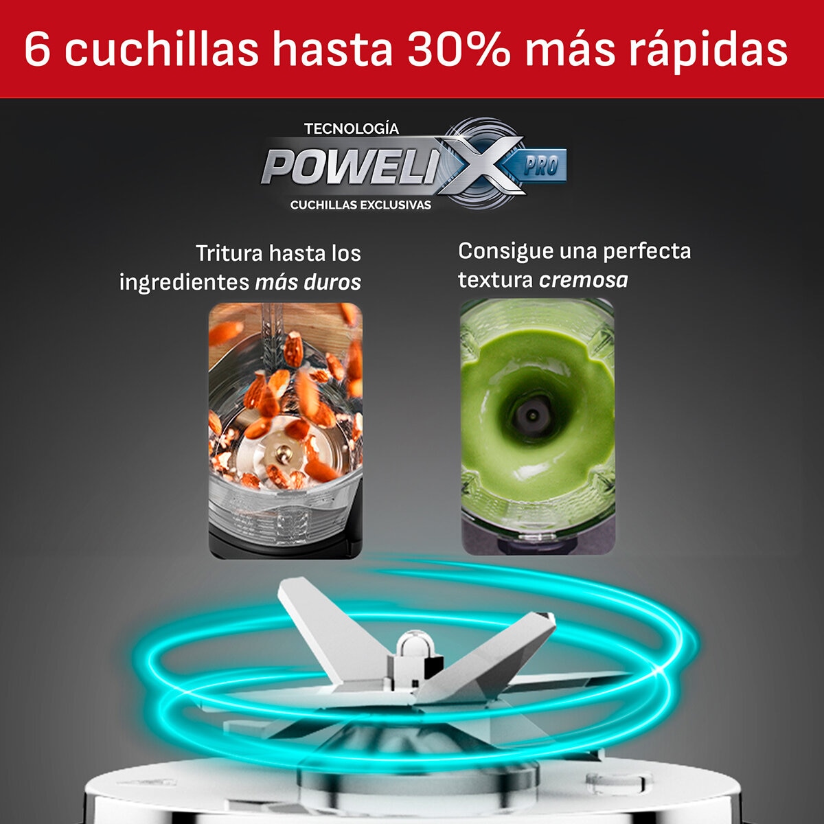 T-Fal, Licuadora Ultraforce Cook 1400W T-Fal, Licuadora Ultraforce Cook 1400W