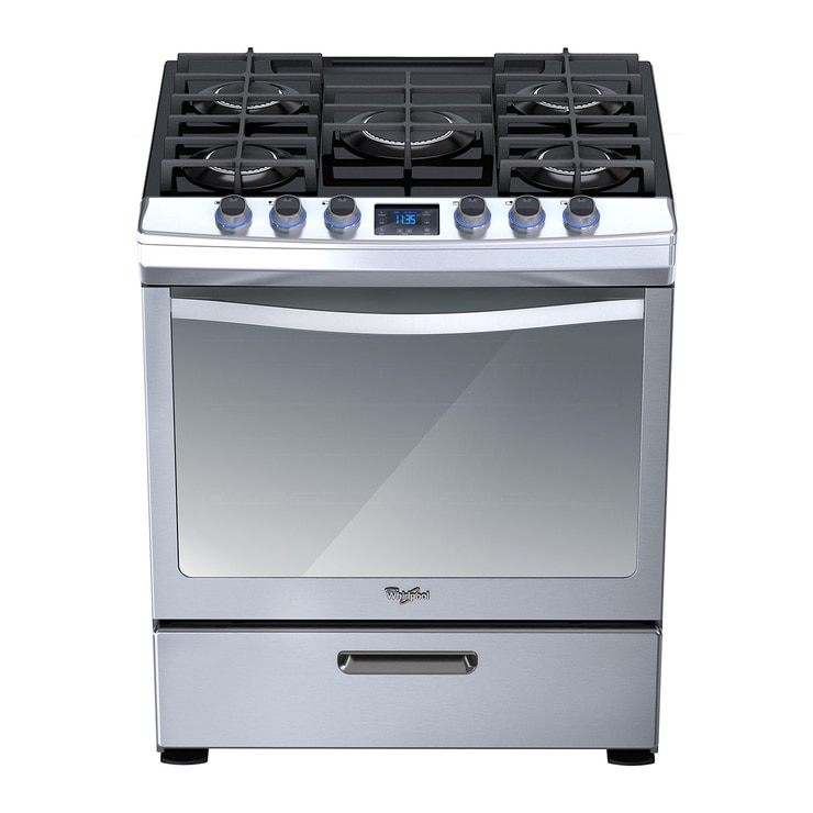 Estufa de gas Whirlpool 5 quemadores 30" Costco México