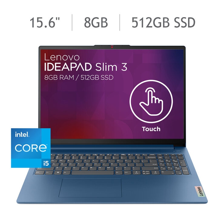 Lenovo IdeaPad Slim 3 Laptop 15.6" Full HD Intel Core i5 8GB 512GB SSD