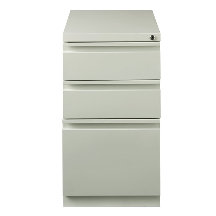 Hirsh Archivero Gris con 2 Cajones Lapiceros y 1 Cajón Tamaño Carta