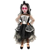 Creepy Monster Disfraz para Niña Catrina Blanca