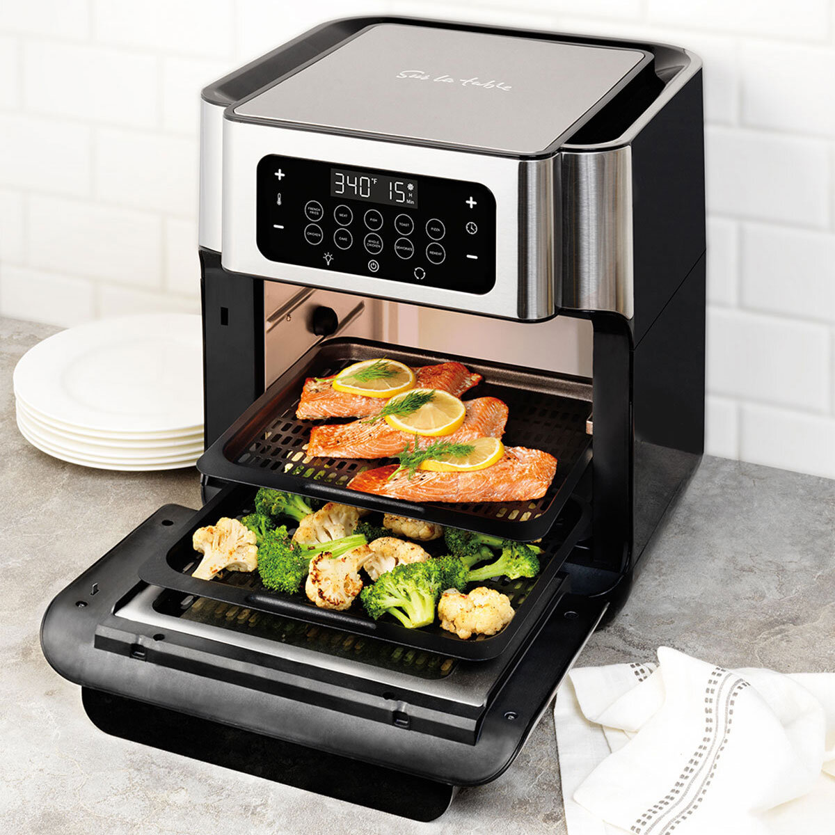 Sur la Table, Air Fryer con Rosticero de 12.3 litros | Costco México
