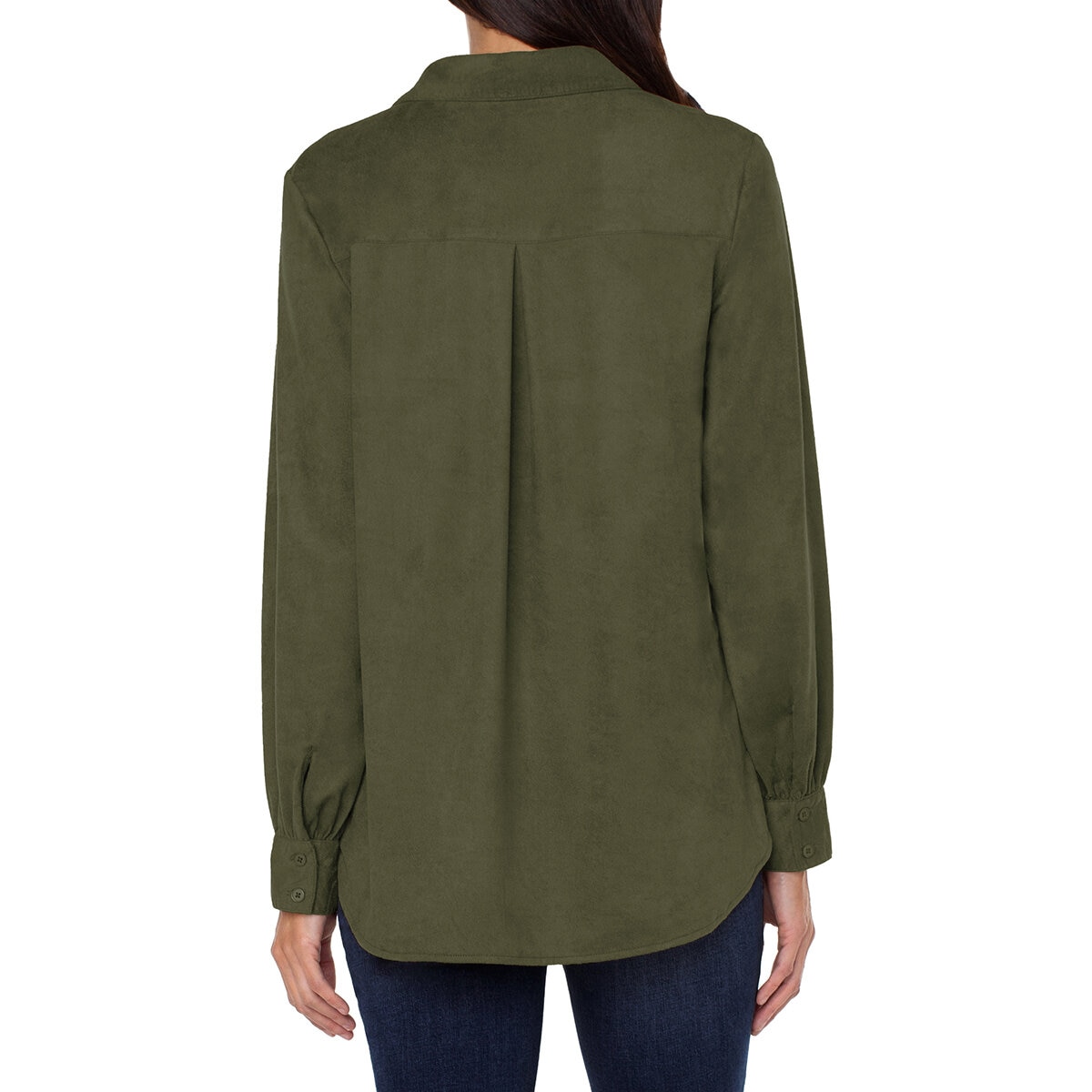 Matty M Blusa para Dama Verde Mediana