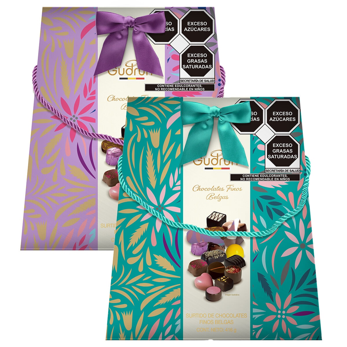 Gudrun Surtido de Chocolates Finos Belgas 416 g