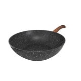 Westinghouse, Wok de 30 cm, Marmol Negro con Mango de Madera