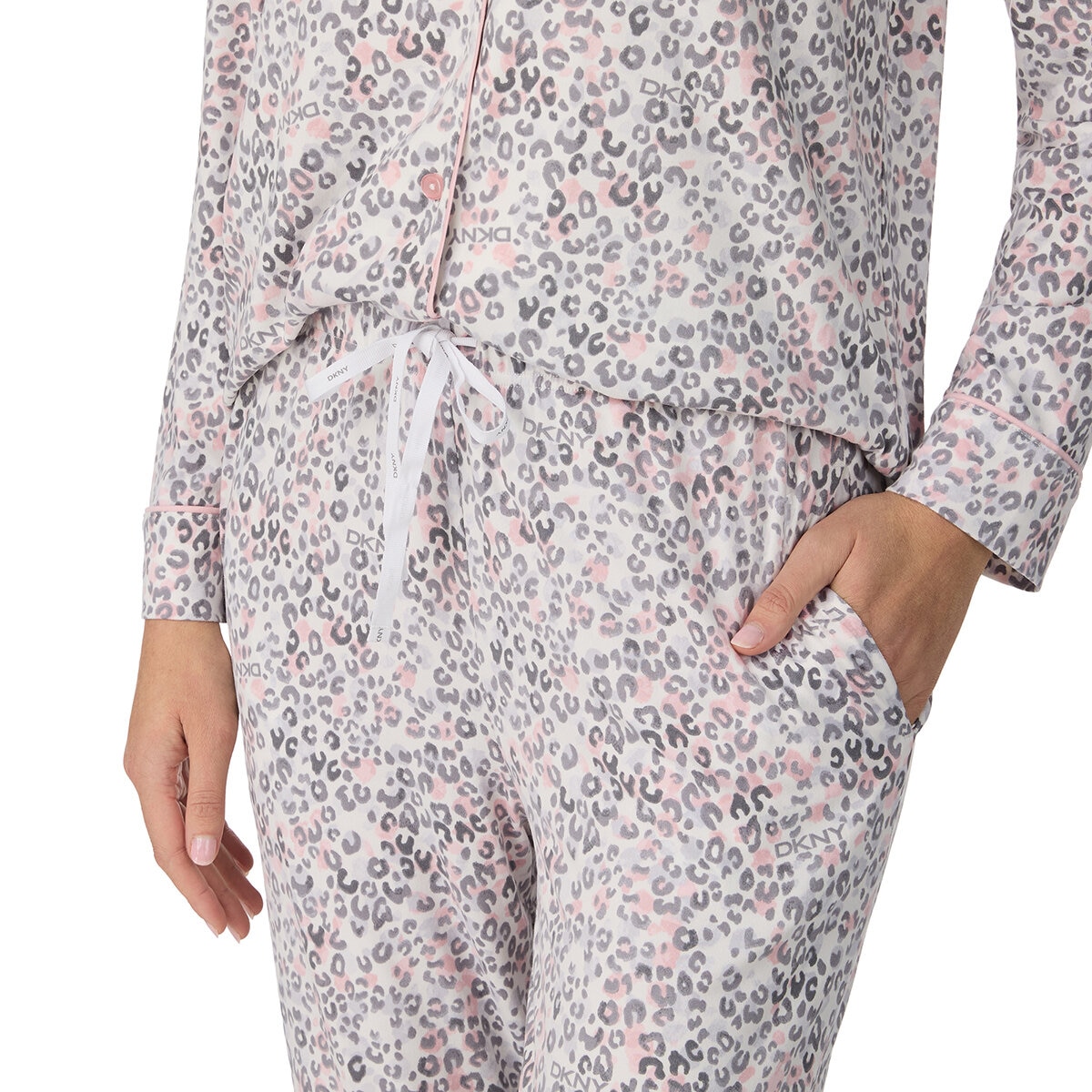 DKNY Pijama para Dama Blanco Grande