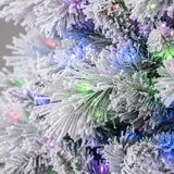 Árbol de Navidad Nevado Pre-Iluminado 2.7m con 1,780 Luces Radiant Micro LED