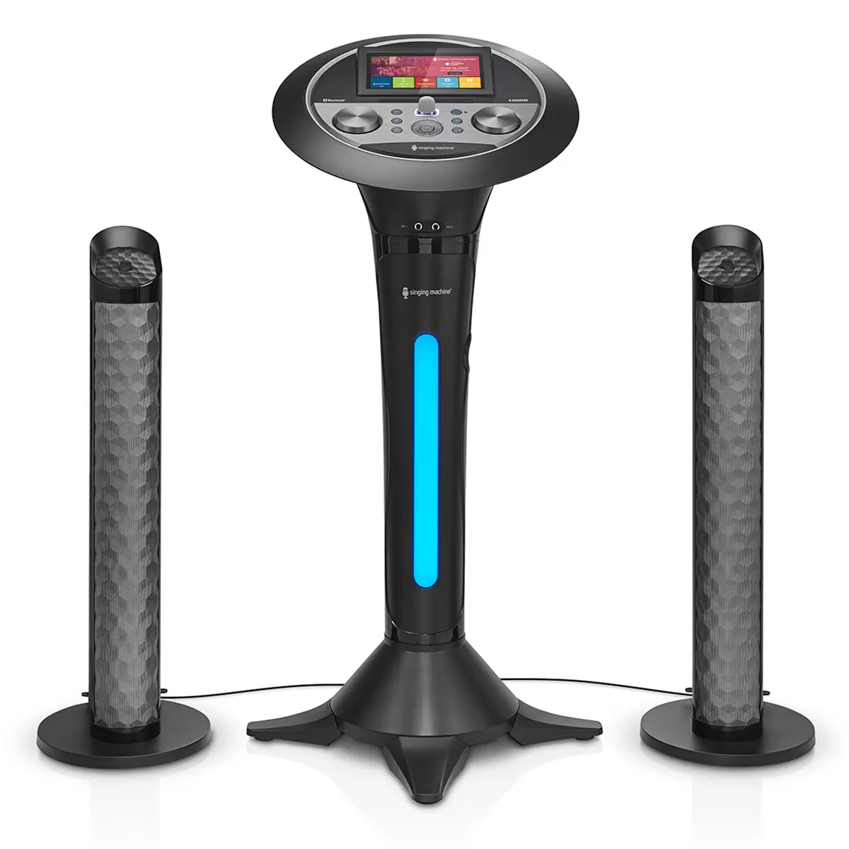 Singing Machine Pedestal de Transmisión de Karaoke con Bluetooth iSM1080MX