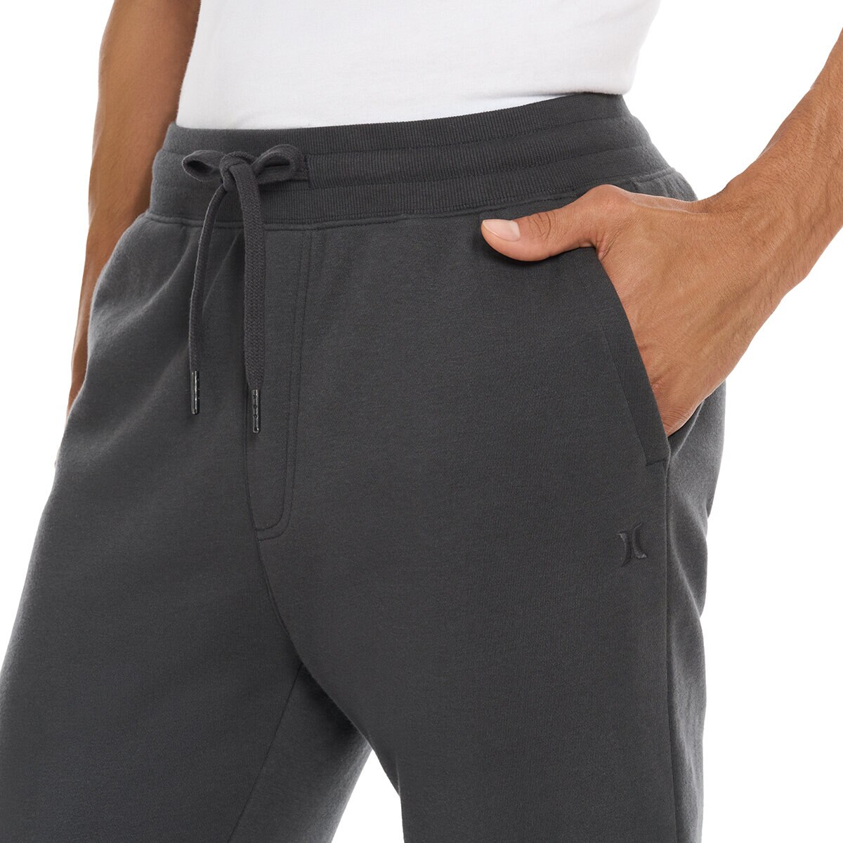Hurley Pantalón tipo jogger para Caballero Gris Chica