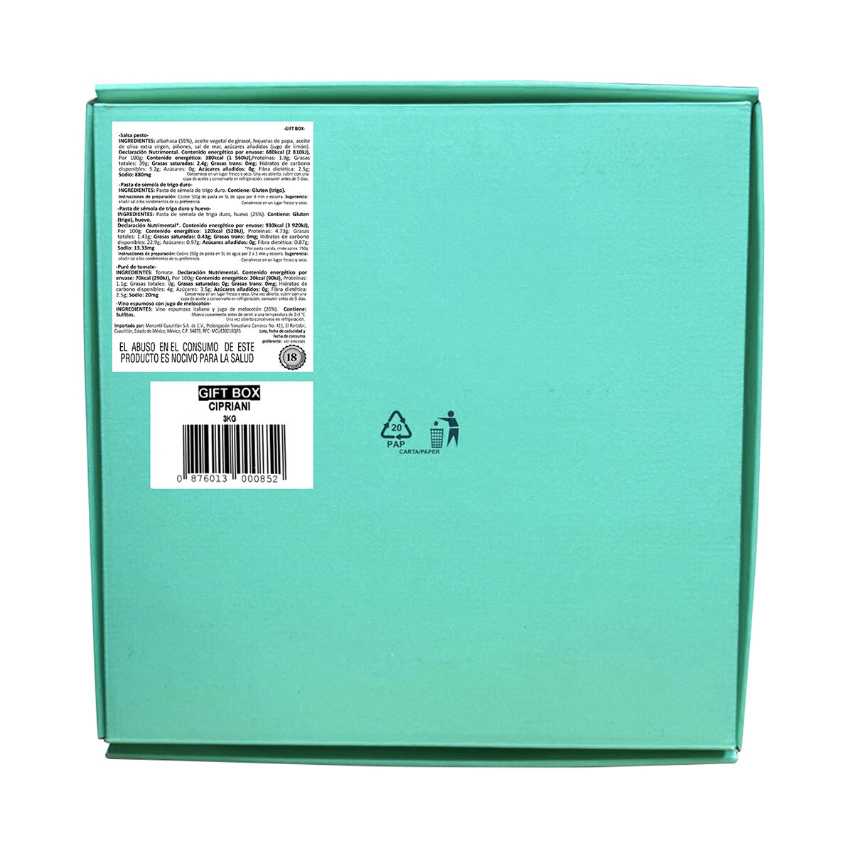 Cipriani Bellini Caja de Regalo 5 piezas Cipriani Bellini Caja de Regalo 5 piezas