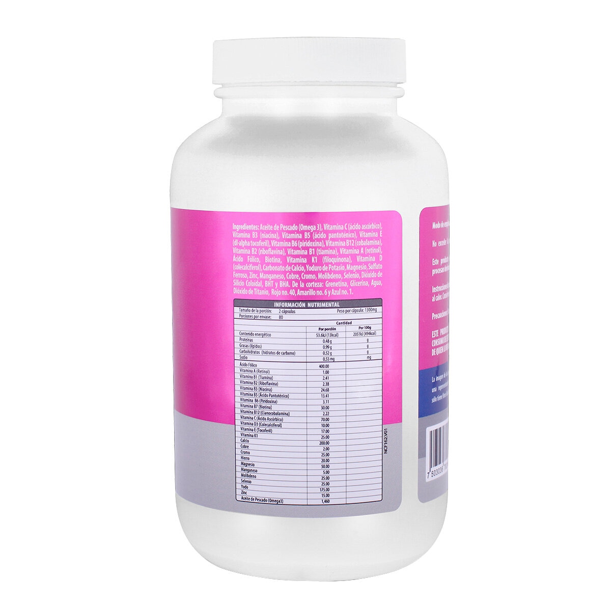 Naturagel Complemix FEM y Omega 3 160 Cápsulas