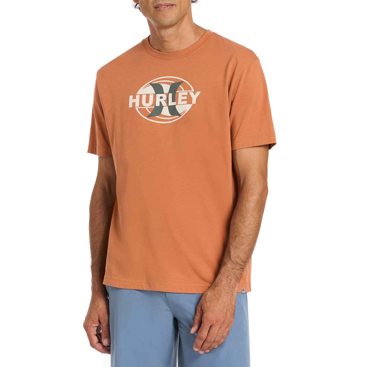 Hurley Playera para Caballero Naranja Extra Grande