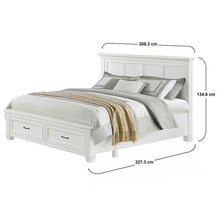 Universal Broadmoore, Rose, Cama King Size con Espacio de Almacenamiento