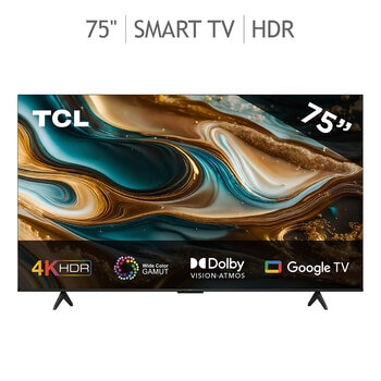 TCL Pantalla 75" 4K UHD Google TV