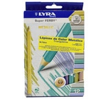 Lyra Lápices de Colores Metálicos 12 Piezas