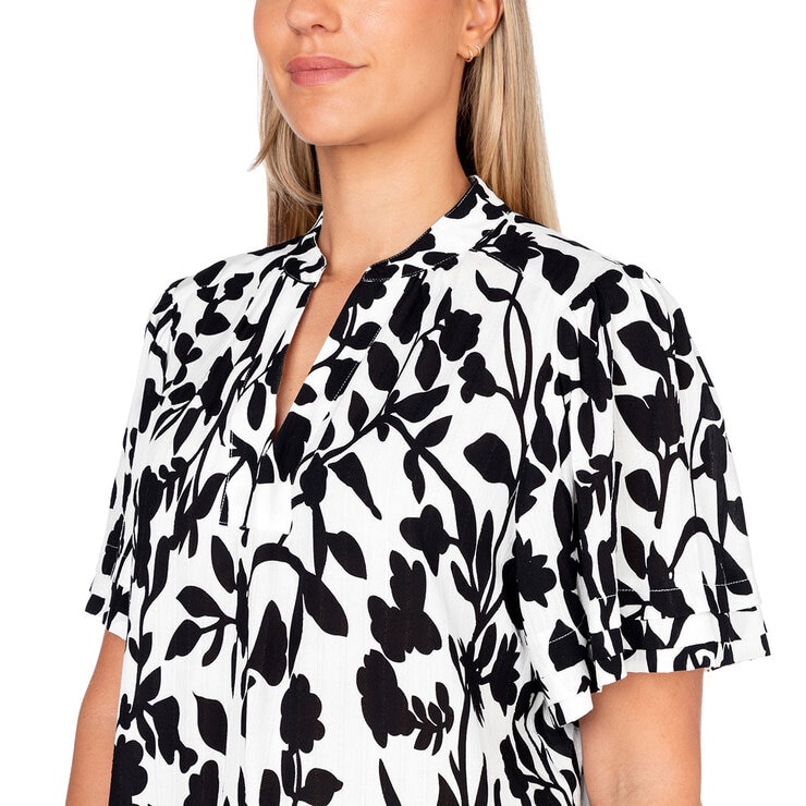 Well Worn Blusa para Dama Negro Extra Grande